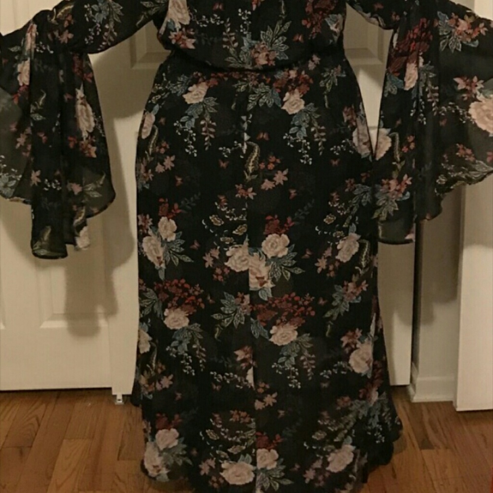 Floral Hi Low Duster